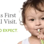 Child's First Dental Visit, What to Expect - photo of boy brushing teeth