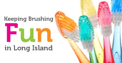 Keeping brushing fun in Long Island - image of toothbrushes
