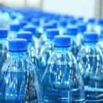 bottled water in factory