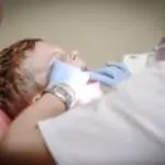 boy gets dental examn